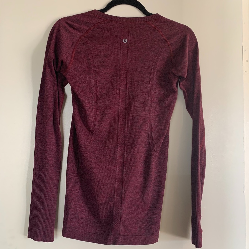 Maroon Lululemon Long sleeve